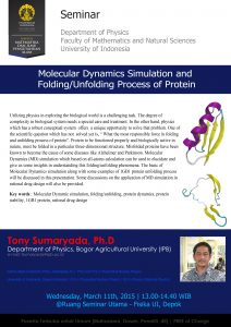 Molecular Dynamics Simulation And Folding/Unfolding Process Of Protein ...