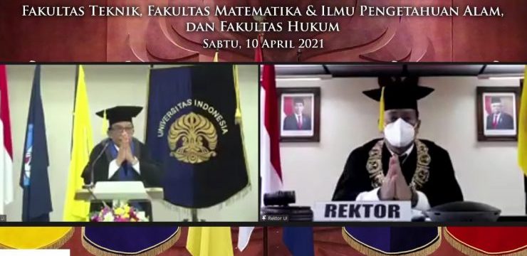 Prof. Dr. Azwar Manaf, M. Met. Dikukuhkan Sebagai Guru Besar FMIPA UI
