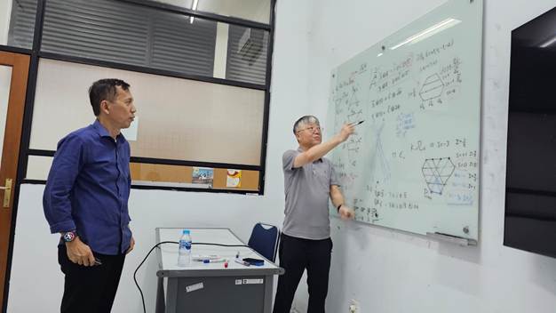 A person writing on a whiteboard
Description automatically generated